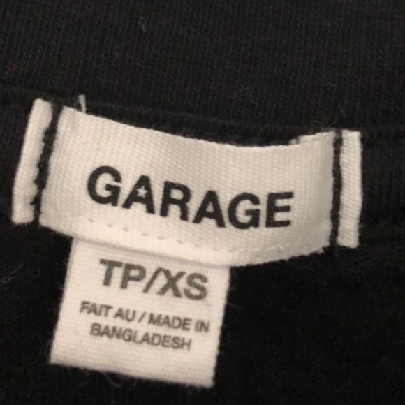 Garage black sweatshirt with dragon art sleeves - Picture 4 of 4